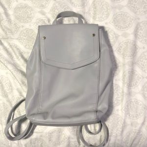 Grey Convertible Backpack